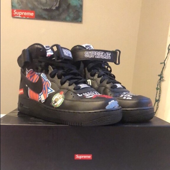 Supreme | Shoes | Supreme Air Force Mid Nba Black | Poshmark